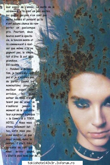 cartea th - sper sa iasa si in Romania - Tokio Hotel
